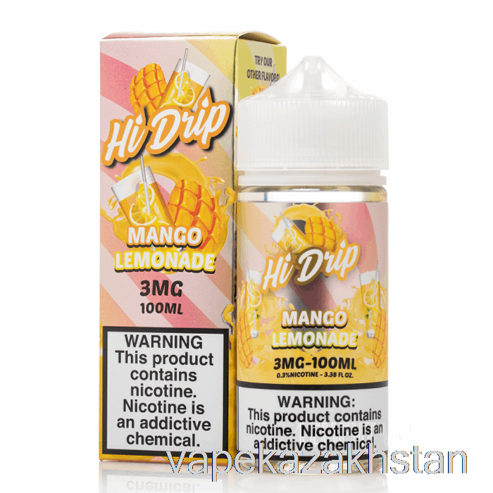 Vape Kazakhstan Mango Lemonade - Hi-Drip E-Liquids - 100mL 3mg